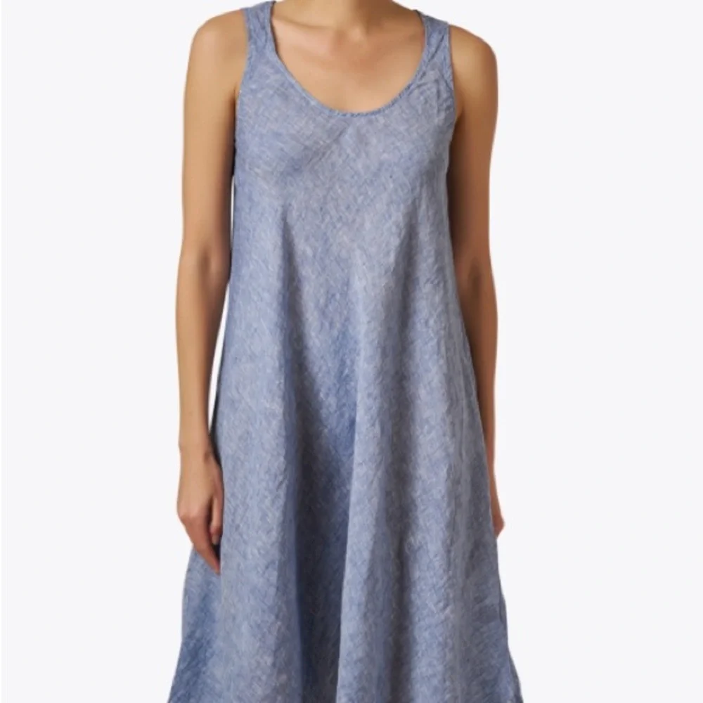 CP Shades linen Bree dress over dye chambray medium like new - Picture 1 of 8